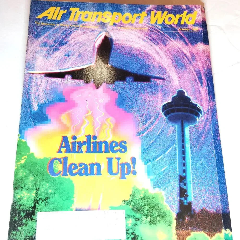 Vintage Air Transport World - Airlines Clean Up! October 1993 Magazine